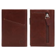 Leather Pop Up Wallet – Forge Brown