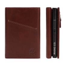 Leather Pop Up Wallet – Forge Brown