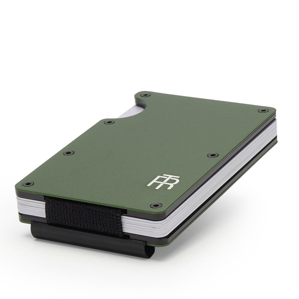 Clip Wallet – Olive Green