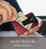 Clip Wallet – Midnight Plum