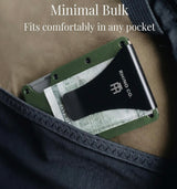 Clip Wallet – Olive Green