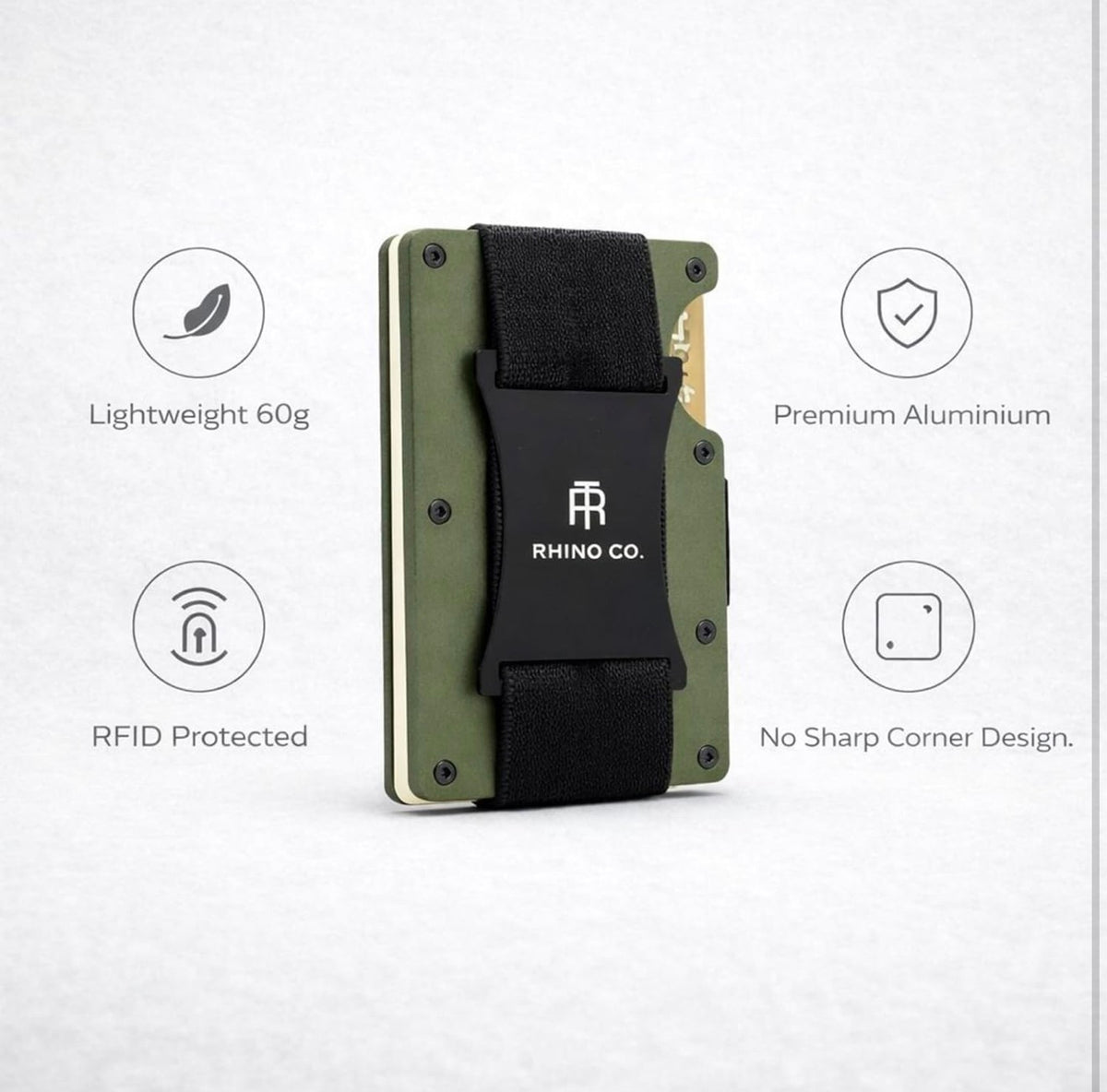Strap Wallet – Olive Green