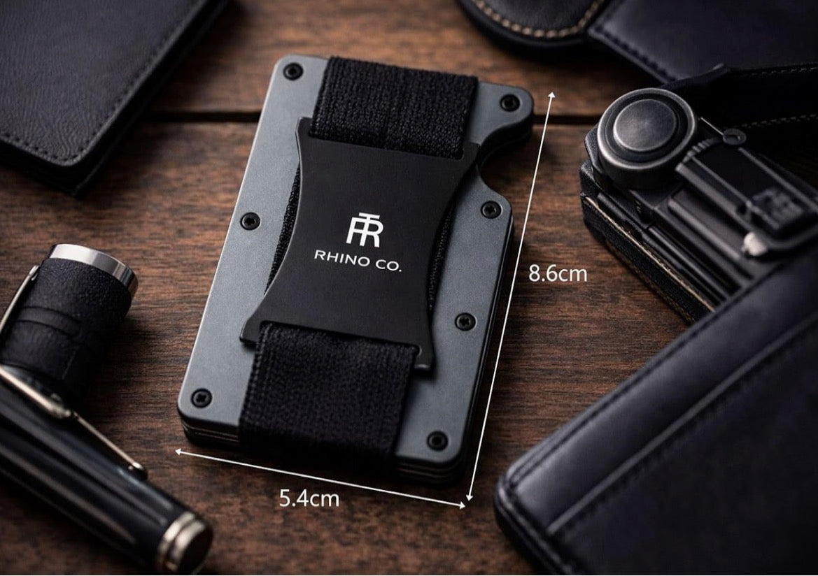 Strap Wallet – Gun Metal Grey