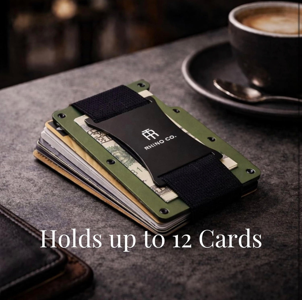 Strap Wallet – Olive Green