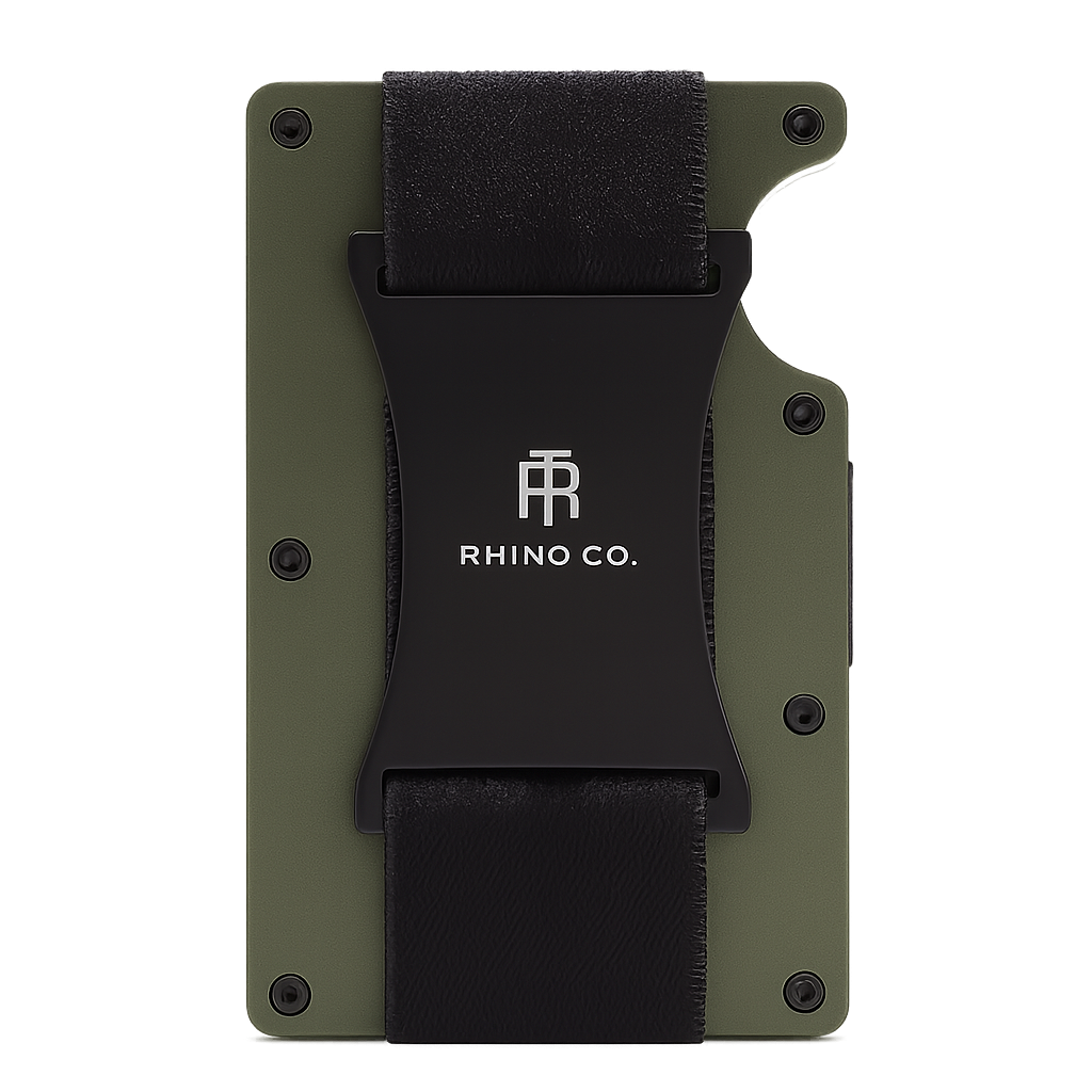 Olive Green Strap Wallet