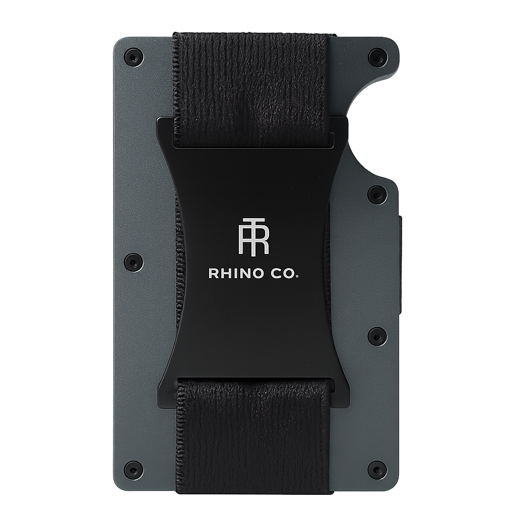 Strap Wallet – Gun Metal Grey