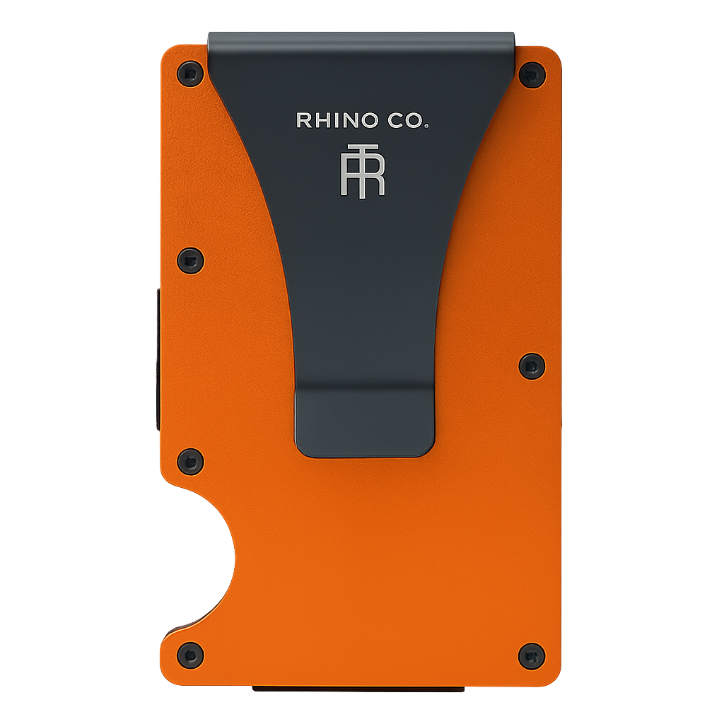 Clip Wallet – Burnt Orange